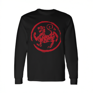 Camiseta de manga larga con símbolo de tigre de artes marciales, diseño de Karate Shotokan - Product Image 2