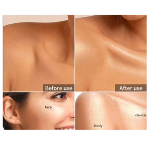 Conjunto personalizado al por mayor de aceite de bronceado con bajo MOQ de etiqueta privada Body Glitter Body Shimmer Oil Body Glow Cream/<span class=keywords><strong>Bronceador</strong></span> Sin logotipo Maquillaje - Product Image 3