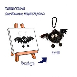 Suministro Directo de Fábrica, Llavero de Peluche Personalizado con Forma de Papas Fritas, MOQ Bajo, Soporte para Logotipo Personalizado, Llavero de Peluche Personalizado - Product Image 4