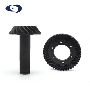 High quality alloy steel straight bevel gear with CNC