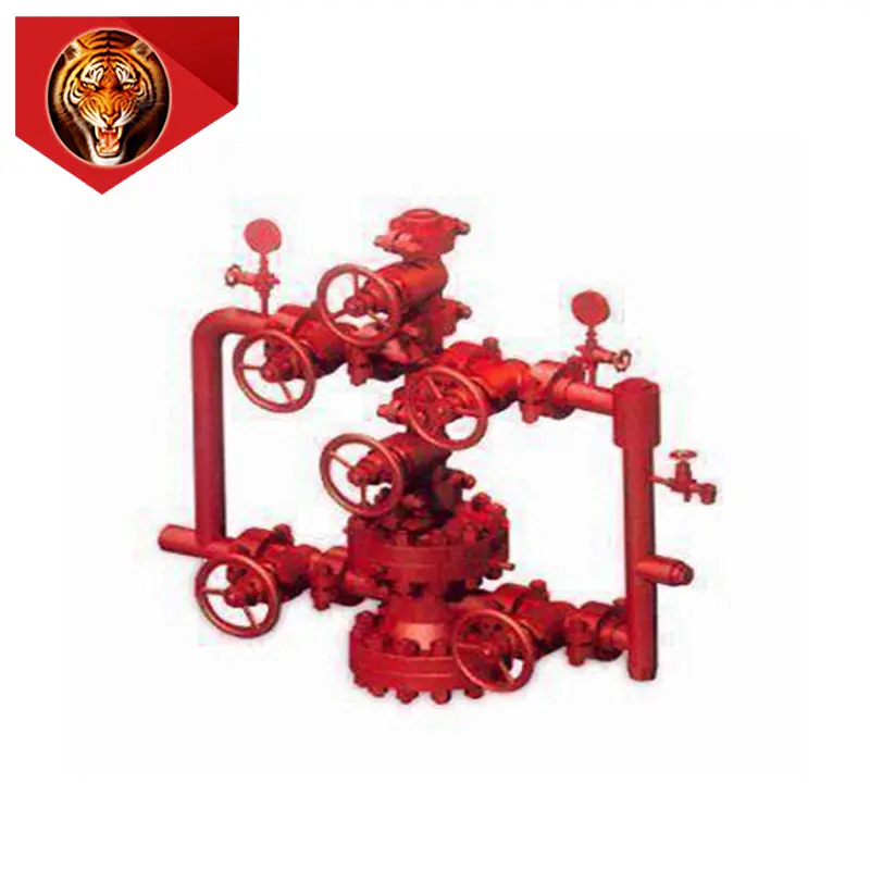 Tigerrig API 6A oil water injection wellhead christmas tree assembly device for well drilling machine