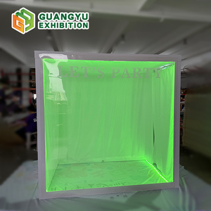 Boîte <span class=keywords><strong>de</strong></span> photomaton premium pour mariage avec couvercle en PVC personnalisé style Vogue pour extérieur - Product Image 4