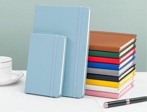 Promotion <b>Custom</b> PU Leather PVC Cover Eco-Friendly Portable A5 Journal Printed LOGO Creative Presentation Gift for Office School - Product Image 2