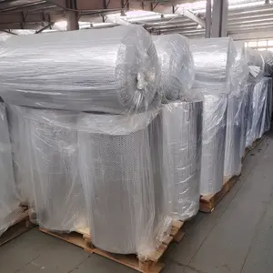 Papel de aluminio reflectante de barrera radiante, burbuja de aire laminada MPET para lámina aislante de construcción