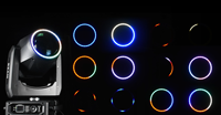 Lyre Beam 380 à tête mobile 380W DMX512 LED Sharpy pour effets disco DJ, éclairage de scène, concerts et événements