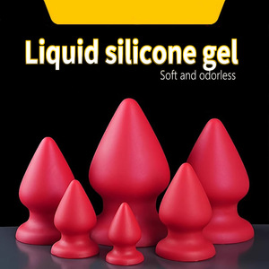 Flüssigsilikon Extra-Großer Analplug für Männer/Frauen Masturbationsgerät Erotisches SM Fisting Analdehner Sexspielzeug - Product Image 4
