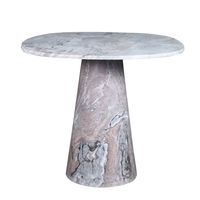 Table basse en marbre naturel carré, design de modèle, luxe, personnalisée, socle, piédestal