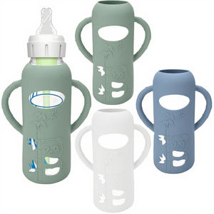 Manicotti in Silicone YDS per Biberon in Vetro <span class=keywords><strong>Dr</strong></span>. Brown's, Senza BPA, con Manico Incluso, Protezione Anticaduta per l'Alimentazione dei Neonati - Product Image 3