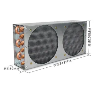 Aluminum Finned Air Cooler Condenser Coil
