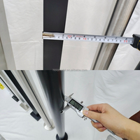 Poteaux carrés en acier inoxydable de 36 pouces de haut (50*50mm) faciles à installer pour la décoration de rampes d'escalier