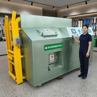 Système de compostage de déchets alimentaires commercial personnalisable de 500 kg, solution durable pour les zones urbaines