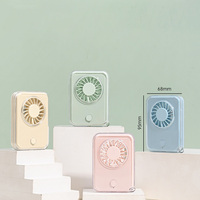 Ventilateur portable mini à main, 5 vitesses, rechargeable par USB, ventilateur personnel avec cordon pour les voyages, l'extérieur et l'été