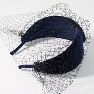 Offre Spéciale fait à la main mariée Net voile Design Unique élégant mode bandeau gaze voile pour <span class=keywords><strong>mariage</strong></span> chapeaux visage Net bandeaux - Product Image 3