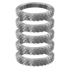Fil barbelé rasoir pour clôture Bto-10, fil barbelé concertina / fil barbelé concertina pour clôture de sécurité - Product Image 1