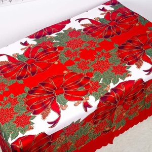 180x150cm Panno di Tabella Della Copertura Della Decorazione di Festa Di <span class=keywords><strong>Natale</strong></span> Partito Personale di Gioiosa Decorazione Rossa Di <span class=keywords><strong>Natale</strong></span> - Product Image 4