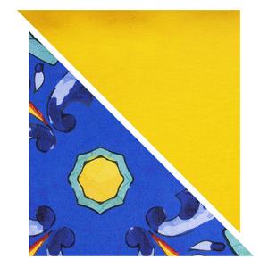 Coussin décoratif en coton Excelsa Trinacria 50x40 cm, motif méditerranéen, rectangulaire, lavable - Product Image 5