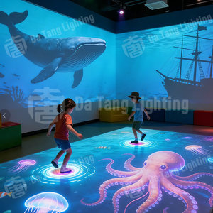 Kids Holographic Immersive Projection System <b>with</b> Interactive <b>3D</b> Mapping Games for Indoor Entertainment Center - Product Image 4