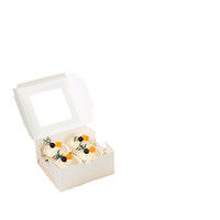 Cajas de Embalaje con Impresión Personalizada de Alta Calidad, Cajas de Regalo de Papel para Repostería, Cajas para Dulces y Pasteles con Ventana y Asa