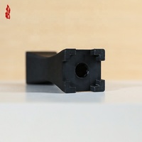 Porte-encens carré minimaliste de style chinois en résine PP, pot de fleurs pour l'intérieur, jardin de bureau, résistant aux chutes