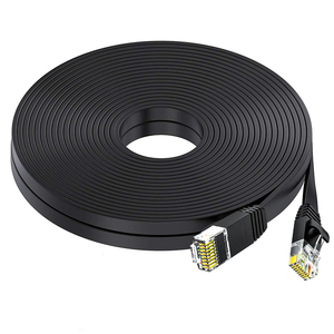 สายแพทช์คอร์ด D-Sunty Cat6 แบบแบน UTP ทองแดงเปลือย RJ45 8p8c 32awg 4pr ROHS สายเคเบิลเครือข่าย 1 ม. 2 ม. 3 ม. สายเคเบิลอีเธอร์เน็ตสำหรับการสื่อสาร - Product Image 1