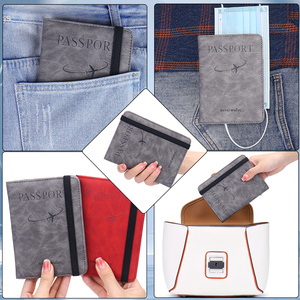 Porta pasaporte Roxo De lujo con estampado, Tarjetero pequeño De Cuero, Porta tarjetas - Product Image 5