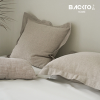 100% Französisch Leinen Jacquard Bett Kissen Kissen bezug Modern Luxury Solid Throw Kissen bezug Schlafzimmer Wohnkultur Hotel bedarf