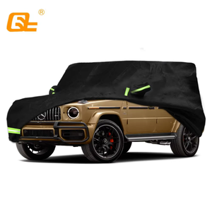 Housse de voiture imperméable 210T adaptée à la <span class=keywords><strong>Mercedes</strong></span> Benz Classe <span class=keywords><strong>G</strong></span> 2004-2022, toutes saisons, avec fermeture éclair, protection contre la neige, la pluie, la poussière et la grêle - Product Image 1