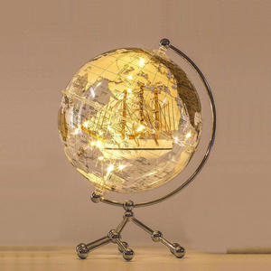 Globe terrestre avec voilier, cadeaux originaux, globe terrestre transparent pour la décoration de la maison, vente chaude Wellfun - Product Image 4