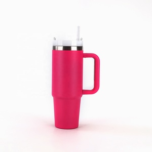 Venta al por mayor 40 oz 32OZ Aventura Acero inoxidable doble pared vacío estándar <span class=keywords><strong>taza</strong></span> de Metal <span class=keywords><strong>taza</strong></span> de café de viaje 40 oz vaso con asa - Product Image 3
