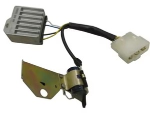 Regulador de Voltaje <span class=keywords><strong>Rectificador</strong></span> con Arnés de Cables y Conector para Sistema de Carga de Motocicleta Bajaj Boxer BM150, Piezas de Repuesto - Product Image 2