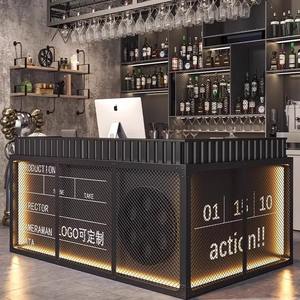 Barra de entrada de estilo industrial, caja registradora, contador de belleza para coche, sala de Escape, Mostrador de entretenimiento con guión, recepción, gimnasio delantero - Product Image 2