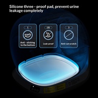 Bac à litière intelligent pour chat, nettoyage automatique, toilette pour chat entièrement fermée, anti-trace, bac extra large en PP, commande à distance WIFI