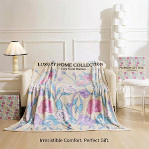 Coperta in Flanella di Lusso 130x200cm, Design Moderno e Accogliente per Divano/<span class=keywords><strong>Letto</strong></span>, Decorazione Casa, Confezione Regalo, Personalizzabile per Tutte le Stagioni - Product Image 5