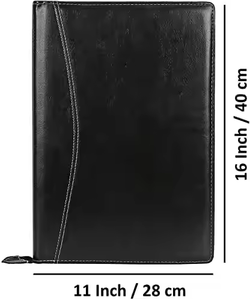 Bán buôn tùy chỉnh A5 giả da tập tin thư mục di động giữ tài liệu với tùy chỉnh trình bày Kích thước A5 - Product Image 2