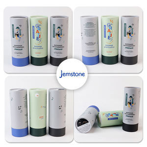 Conception personnalisée traitant l'emballage de tube de papier de boîte cylindrique en carton imprimé personnalisé - Product Image 6