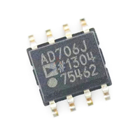 Stokta AD706JRZ-REEL7 yeni orijinal AD706JRZ-REEL7 SOP-8 elektron bileşeni hassas amplifikatörler IC OPAMP GP 2 devre