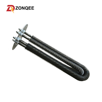 Elementos de Calefacción de Aire Industriales de Acero Inoxidable Tipo U y W de 750W, 800W y 900W con Tubo Aletado Eléctrico