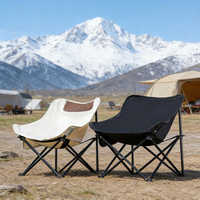 Ensemble de chaises pliantes d'extérieur modernes, légères, en fer, imperméables, faciles à transporter, portables pour le camping, les pique-niques, les voyages, meubles d'extérieur