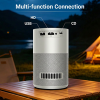 Projecteur portable avec batterie rechargeable Proyector 4k Projecteur intelligent H727 Décodage 8K BT5.4 Utilisation en extérieur Batterie intégrée