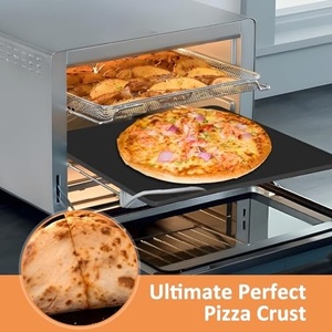 Plaque en acier au carbone pour pizza, plaque de cuisson carrée en acier pour four, pour la cuisson artisanale de pizzas et de pains - Product Image 5