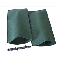 Sac géotextile Qianyuan résistant aux UV pour la protection des pentes routières, sac écologique en tissu non tissé, noir et vert