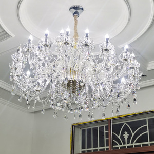 Lampadario di Lusso in Cristallo K9 Stile Rococò Francese, Lampada a Sospensione Lunga a Spirale per Scale, per Villa, Soggiorno, Grande Foyer, <span class=keywords><strong>Hotel</strong></span>, Sala - Product Image 4