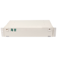 Distribuidor de Fibra Óptica ODF de 24 Puertos SC Monomodo Completamente Equipado, Montaje en Rack de 19 Pulgadas con Bandeja Deslizable para Empalmes por Fusión