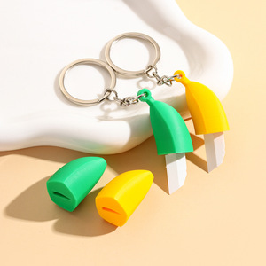 Porte-clés Couteau Express Banane Imprimé en 3D PLA 2026, Modèle de Fruit Simulé, Pendentif Utilitaire, Petit Cadeau pour Événement de Maternité - Product Image 5