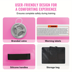 Vente chaude personnaliser taille et couleur gonflable Air Tumbling Mat prix usine dégringolade piste gymnastique <span class=keywords><strong>Airtrack</strong></span> 6m à vendre - Product Image 3