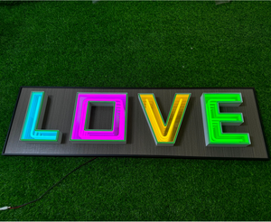 ป้ายสัญลักษณ์อิเล็กทรอนิกส์ LED โลโก้อินฟินิตี้ที่กำหนดเองมีดีไซน์ที่สามารถปรับแต่งได้ - Product Image 4