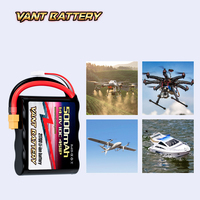Batterie de drone FPV VANT 4S1P 14,8V 5000mAh 10C 21700 Lithium-ion avec connecteur XT60 pour drone RC FPV Racing Multirotor UAV