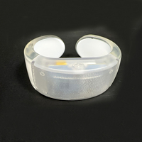 Bracelet Lumineux LED Élastique Rechargeable USB, Vibrante à Télécommande DMX pour Festivals et Fêtes
