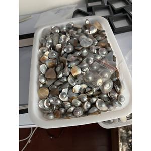 Perles nues Wenchi, perles cultivées en eau de mer, rondes, naturelles, blanches, noires, grises, en vrac, pour la fabrication de bijoux, artisanat, 8-10 mm - Product Image 5