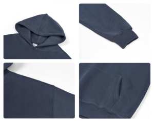 Sudaderas con Capucha de Alta Calidad, 380g, Sin Cordones, de Felpa, Hombros Caídos, Unisex, de Algodón, para Venta al Por Mayor, con Impresión Personalizada - Product Image 4